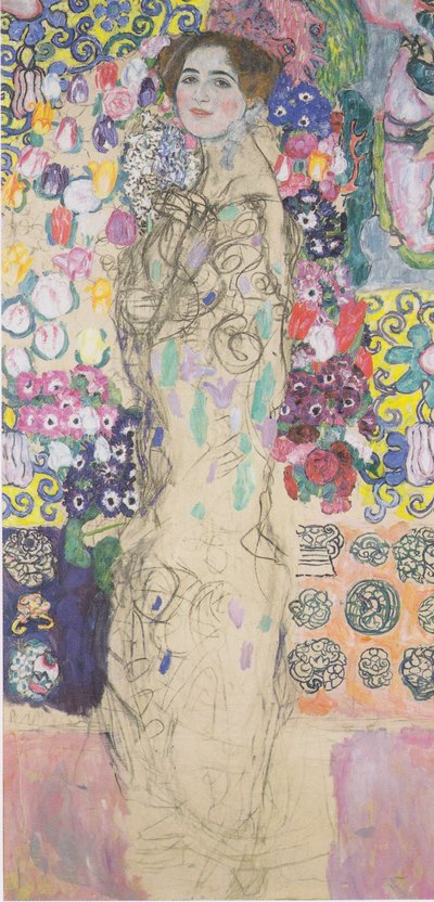 Retrato Ria Munk de Gustav Klimt